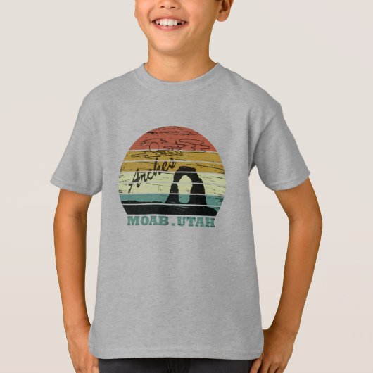 Nationaal park Moab Utah  sunset Arches T-shirt (Voorkant)