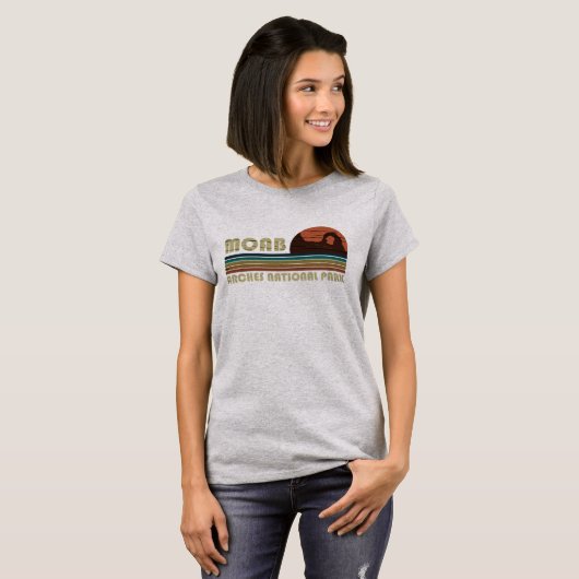 Nationaal park Moab Utah  sunset Arches T-shirt (Voorkant volledig)