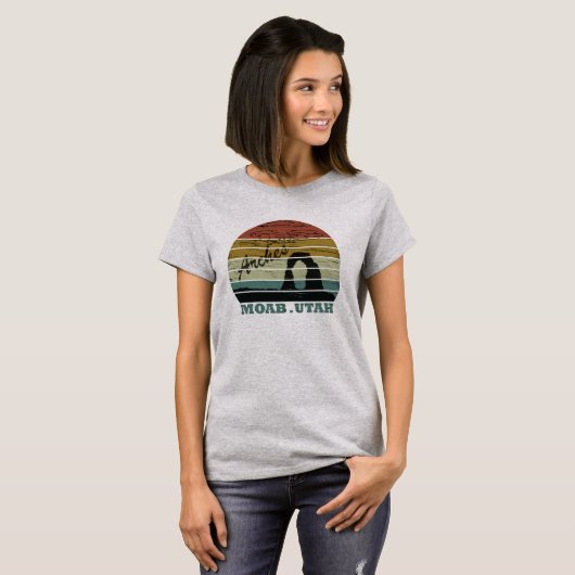 Nationaal park Moab Utah  sunset Arches T-shirt (Voorkant volledig)