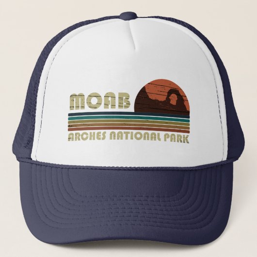 Nationaal park Moab Utah  sunset Arches Trucker Pet (Voorkant)