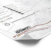 Nationaal park Mojave Poster (Hoek)