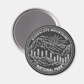 Nationaal park Monoline in het Guadalupe-gebergte Magneet (Voorkant / Achterkant)