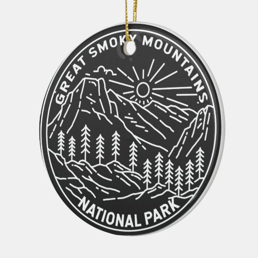 Nationaal Park Monoline Keramisch Ornament (Links)