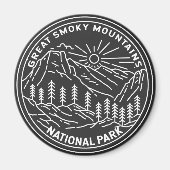 Nationaal Park Monoline Magneet (Voorkant)