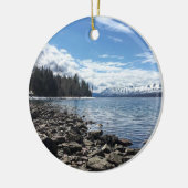 Nationaal park Montana Glacier Keramisch Ornament (Links)