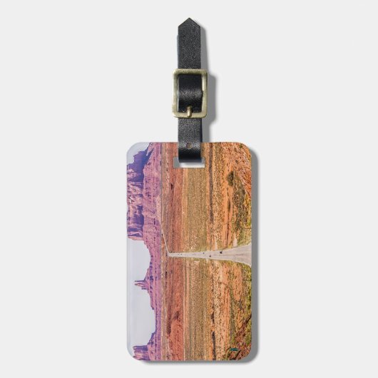 nationaal park monument valley bagagelabel (Voorkant verticaal)