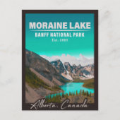 Nationaal park Moraine Lake Alberta Canada Banff Briefkaart (Voorkant)