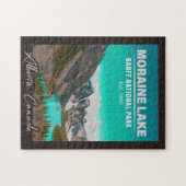 Nationaal park Moraine Lake Alberta Canada Banff Legpuzzel (Horizontaal)