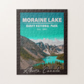 Nationaal park Moraine Lake Alberta Canada Banff Legpuzzel (Verticaal)