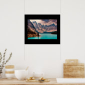 Nationaal park Moraine Lake Banff Poster (Keuken)