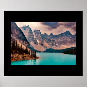 Nationaal park Moraine Lake Banff Poster