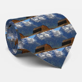 Nationaal park Mormon Row Barn Grand Teton Stropdas (Opgerold)