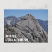 Nationaal park Moro Rock Sequoia Briefkaart (Voorkant)