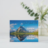 Nationaal park Mount Grinnell Glacier Briefkaart (Staand voorkant)
