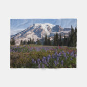 Nationaal park Mount Rainier, berg Rainier 3 Fleece Deken (Voorkant (Horizontaal))