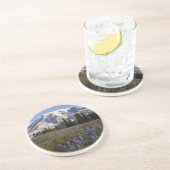 Nationaal park Mount Rainier, berg Rainier 3 Zandsteen Onderzetter (Zijkant)