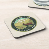 Nationaal park Mount Rainier Bier Onderzetter (Linkerzijde)