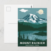 Nationaal park Mount Rainier Briefkaart (Voorkant / Achterkant)