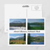 Nationaal park Mount Rainier Briefkaart (Voorkant / Achterkant)