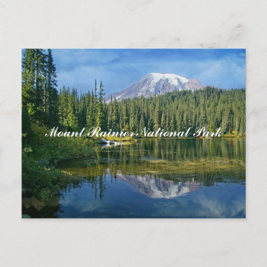 Nationaal park Mount Rainier Briefkaart (Voorkant)
