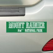 Nationaal park Mount Rainier Bumpersticker (Op auto)