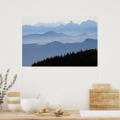 Nationaal park Mount Rainier | Cascade-bergen Poster (Keuken)