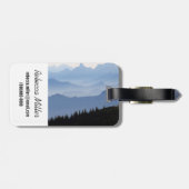 Nationaal park Mount Rainier | Cascade Mountains Bagagelabel (Achterkant horizontaal)