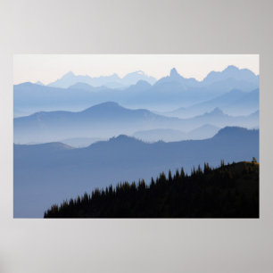 Nationaal park Mount Rainier   Cascade Mountains Poster