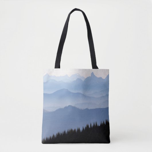 Nationaal park Mount Rainier | Cascade Mountains Tote Bag (Voorkant)