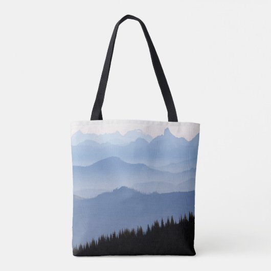 Nationaal park Mount Rainier | Cascade Mountains Tote Bag (Achterkant)