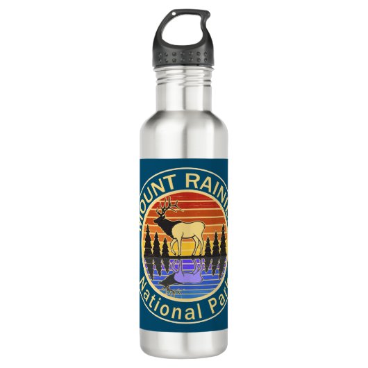 Nationaal park Mount Rainier Elk Waterfles (Voorkant)