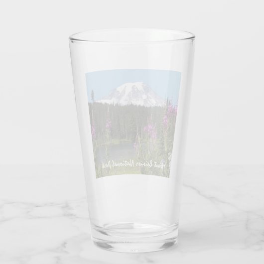 Nationaal park Mount Rainier Glas (Achterkant)