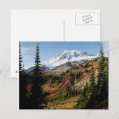 Nationaal park Mount Rainier, herfst Briefkaart (Voorkant / Achterkant)
