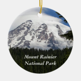 Nationaal park Mount Rainier Keramisch Ornament