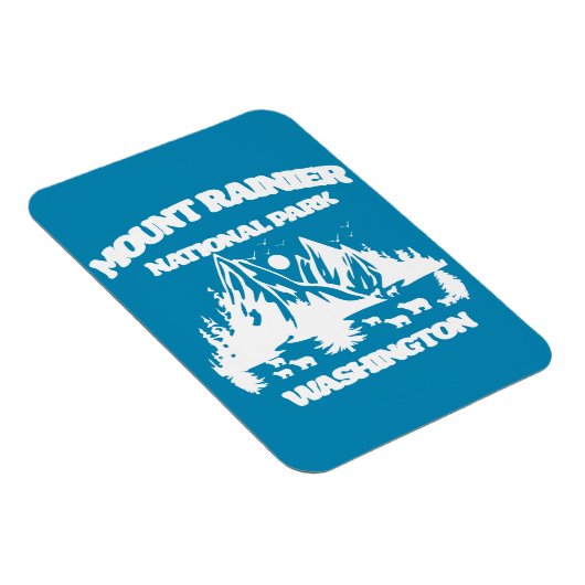 Nationaal park Mount Rainier Magneet (Rechterzijde)