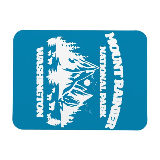 Nationaal park Mount Rainier Magneet (Horizontaal)