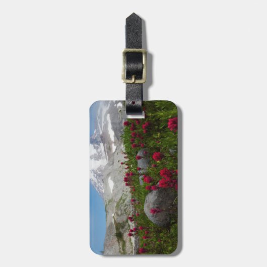 Nationaal park Mount Rainier, Mount Rainier 1 Bagagelabel (Voorkant verticaal)