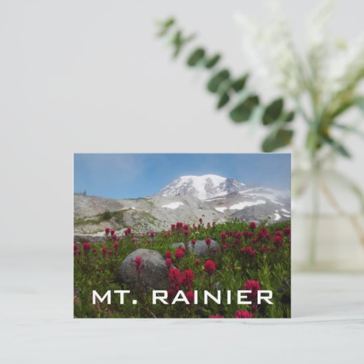 Nationaal park Mount Rainier, Mount Rainier 1 Briefkaart (Staand voorkant)