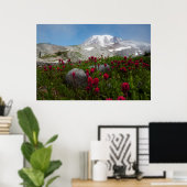 Nationaal park Mount Rainier, Mount Rainier 1 Poster (Thuiskantoor)