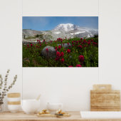 Nationaal park Mount Rainier, Mount Rainier 1 Poster (Keuken)