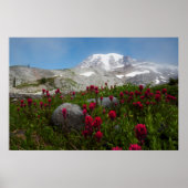 Nationaal park Mount Rainier, Mount Rainier 1 Poster (Voorkant)