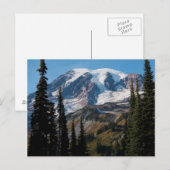 Nationaal park Mount Rainier, Mount Rainier 2 Briefkaart (Voorkant / Achterkant)