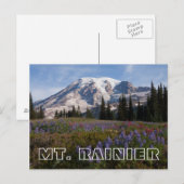 Nationaal park Mount Rainier, Mount Rainier 3 Briefkaart (Voorkant / Achterkant)