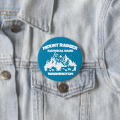 Nationaal park Mount Rainier Ronde Button 7,6 Cm (In situ)