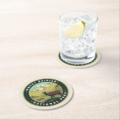 Nationaal park Mount Rainier Ronde Kartonnen Onderzetter (Insitu)