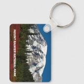 Nationaal park Mount Rainier Sleutelhanger (Achterkant)
