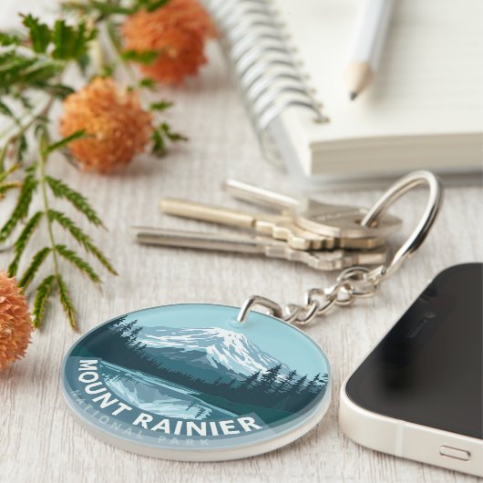 Nationaal park Mount Rainier Sleutelhanger (Voorkant Rechts)