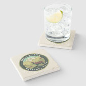 Nationaal park Mount Rainier Stenen Onderzetter (Zijkant)