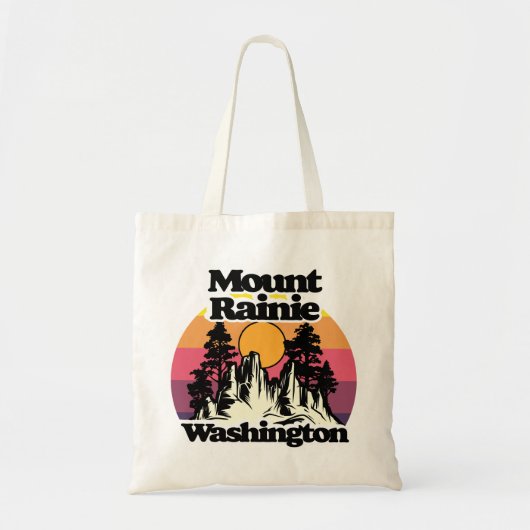 Nationaal park Mount Rainier Tote Bag (Voorkant)