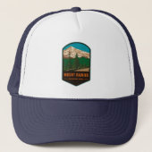 Nationaal park Mount Rainier Trucker Pet (Voorkant)